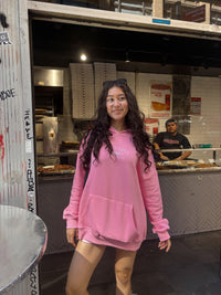 Cotton Candy Stitched Sunkissedcoconut Logo Hoodie 100% Cotton