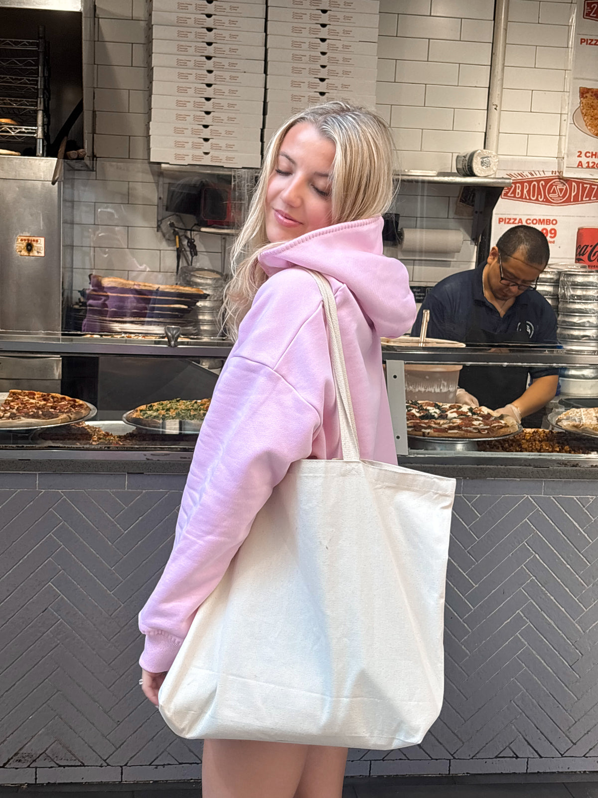 Light Pastel Magenta Stitched Sunkissedcoconut Logo Hoodie 100% Cotton