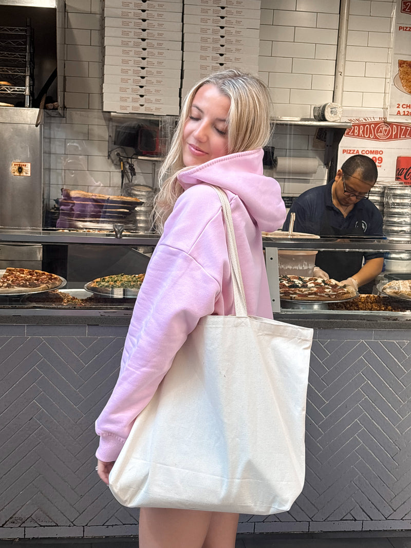 Light Pastel Magenta Stitched Sunkissedcoconut Logo Hoodie 100% Cotton