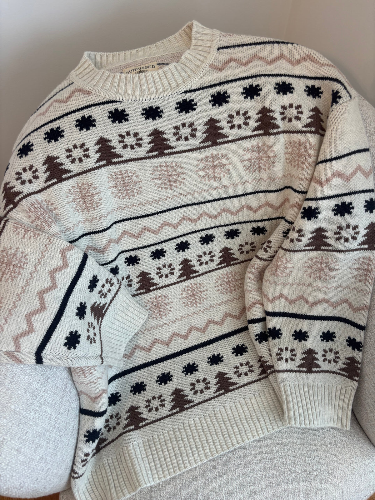 Moose Tracks Winter Sweater