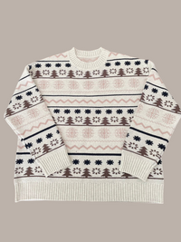 Moose Tracks Winter Sweater