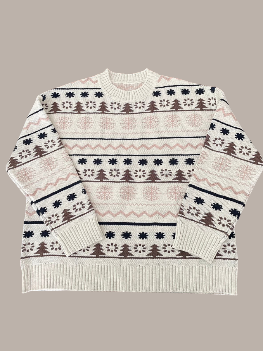 Moose Tracks Winter Sweater