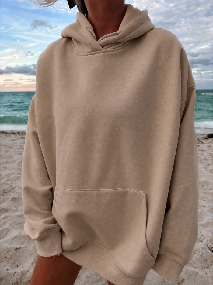 Cappuccino Basic Blank Hoodie