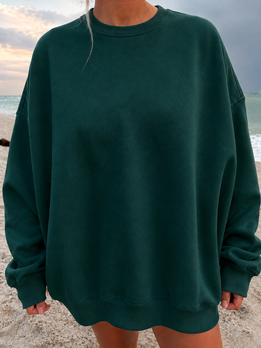 Winter Green Basic Blank Sweatshirt