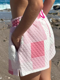 Margo Patchwork Quilted Shorts