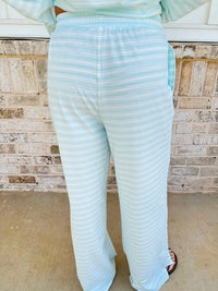 Italian Blue Billie Striped Loungewear Pants