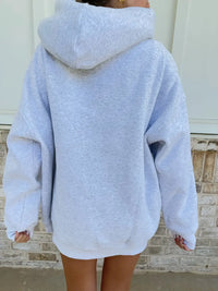 Island Flower Embroidered Hoodie