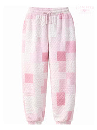 Margo Patchwork Quilted Jogger Sweatpants