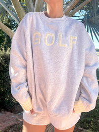 Pearl Grey Golf Sweatshirt