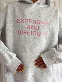 Expensive And Difficult Embroider Hoodie