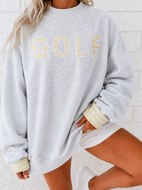 Pearl Grey Golf Sweatshirt
