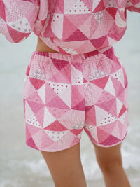 Gemma Patchwork Quilted Shorts