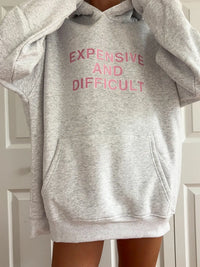 Expensive And Difficult Embroider Hoodie