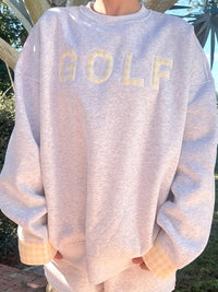 Pearl Grey Golf Sweatshirt