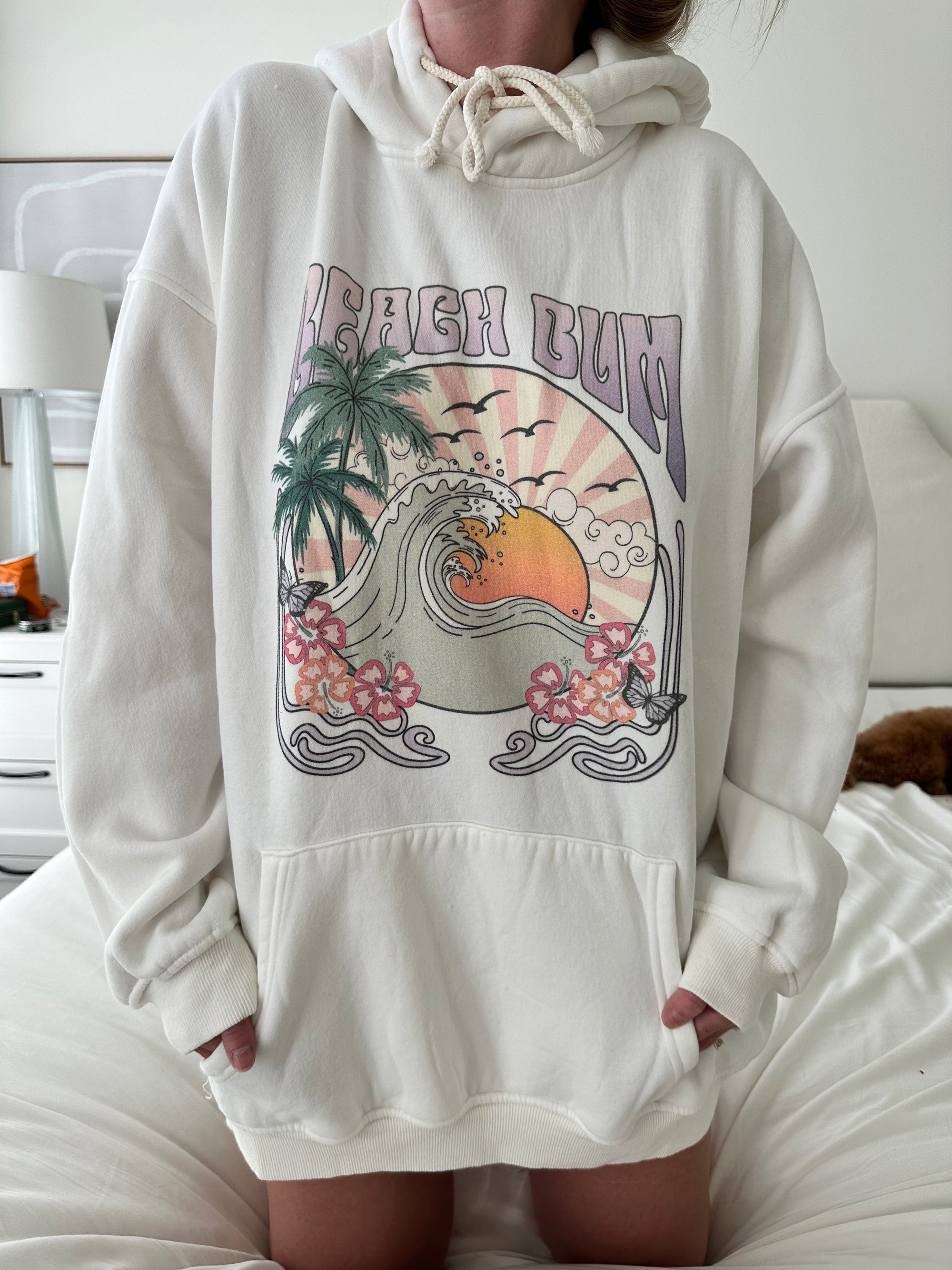 BEACH BUM HOODIE - Sunkissedcoconut
