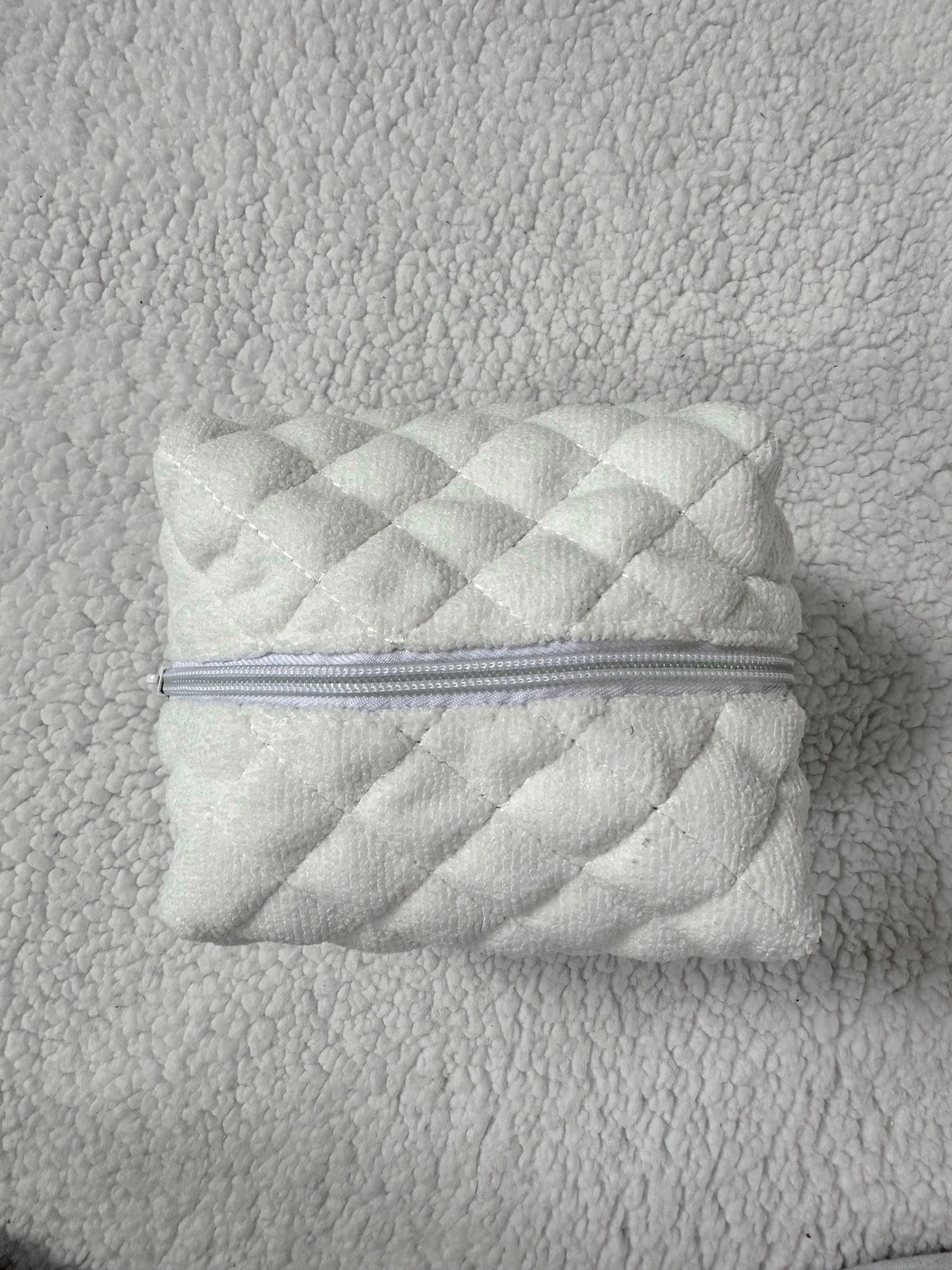 Small Teddy Bear Quilted Handmade Travel Bag