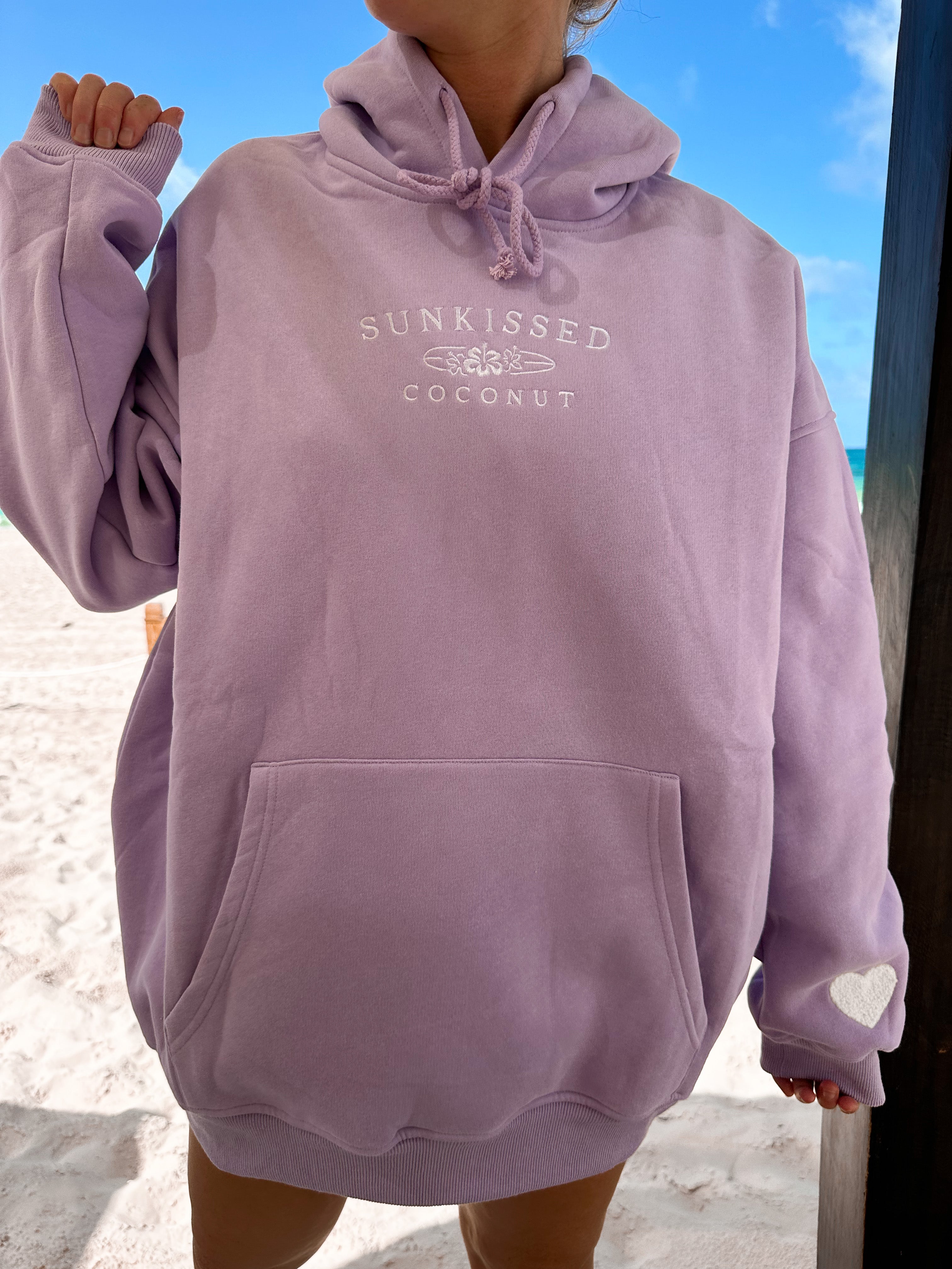 Sunkissedcoconut Embroider Hoodie