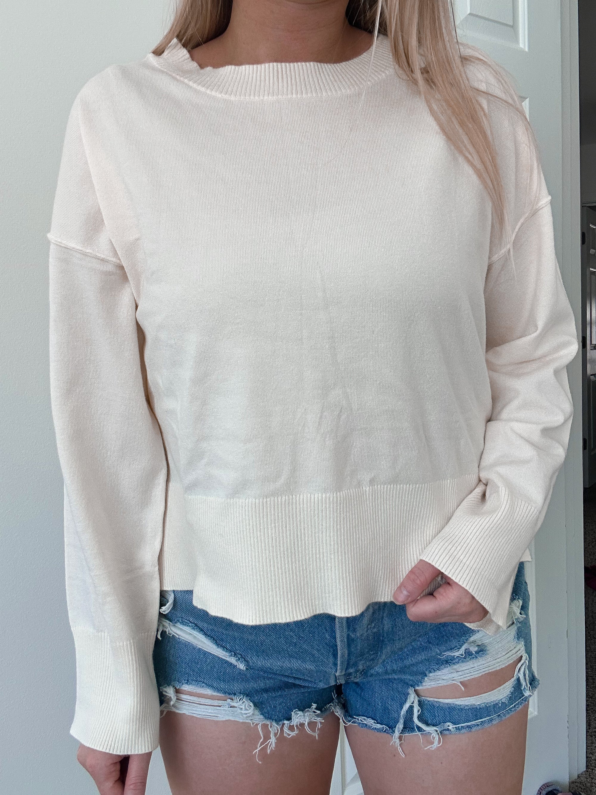 Ivory Buttery Soft Sweater