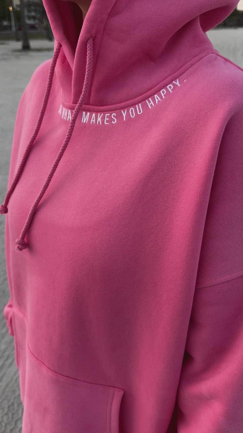 Do What Makes You Happy Embroider Hoodie