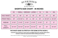 Brown and White Big Striped Shorts