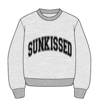 Afternoon Grey Sunkissed Varsity Embroider Sweatshirt