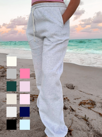 Sunkissedcoconut Plush Signature Flare Sweatpants