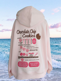 Light Pink Chocolate Chip Cookie Recipe Embroider Hoodie