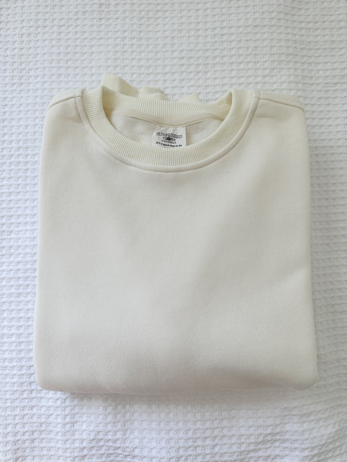 Basic Watercolor Sweatshirt - Sunkissedcoconut
