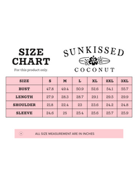 Chill Out and Hang Loose Corduroy Crewneck - Sunkissedcoconut