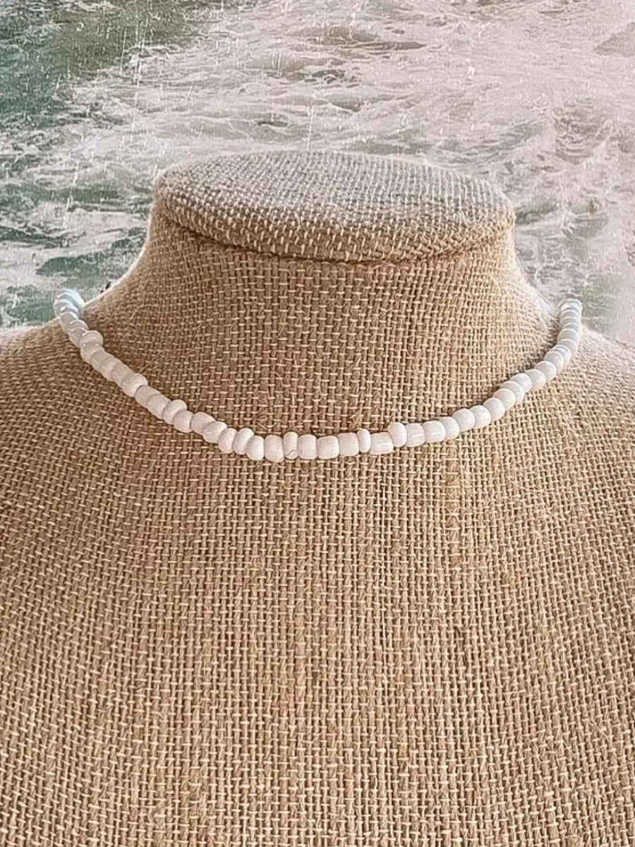 Essential Seed Bead Choker Necklace - Sunkissedcoconut