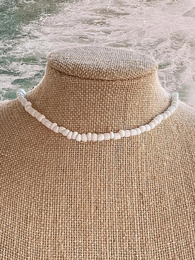 Essential Seed Bead Choker Necklace - Sunkissedcoconut