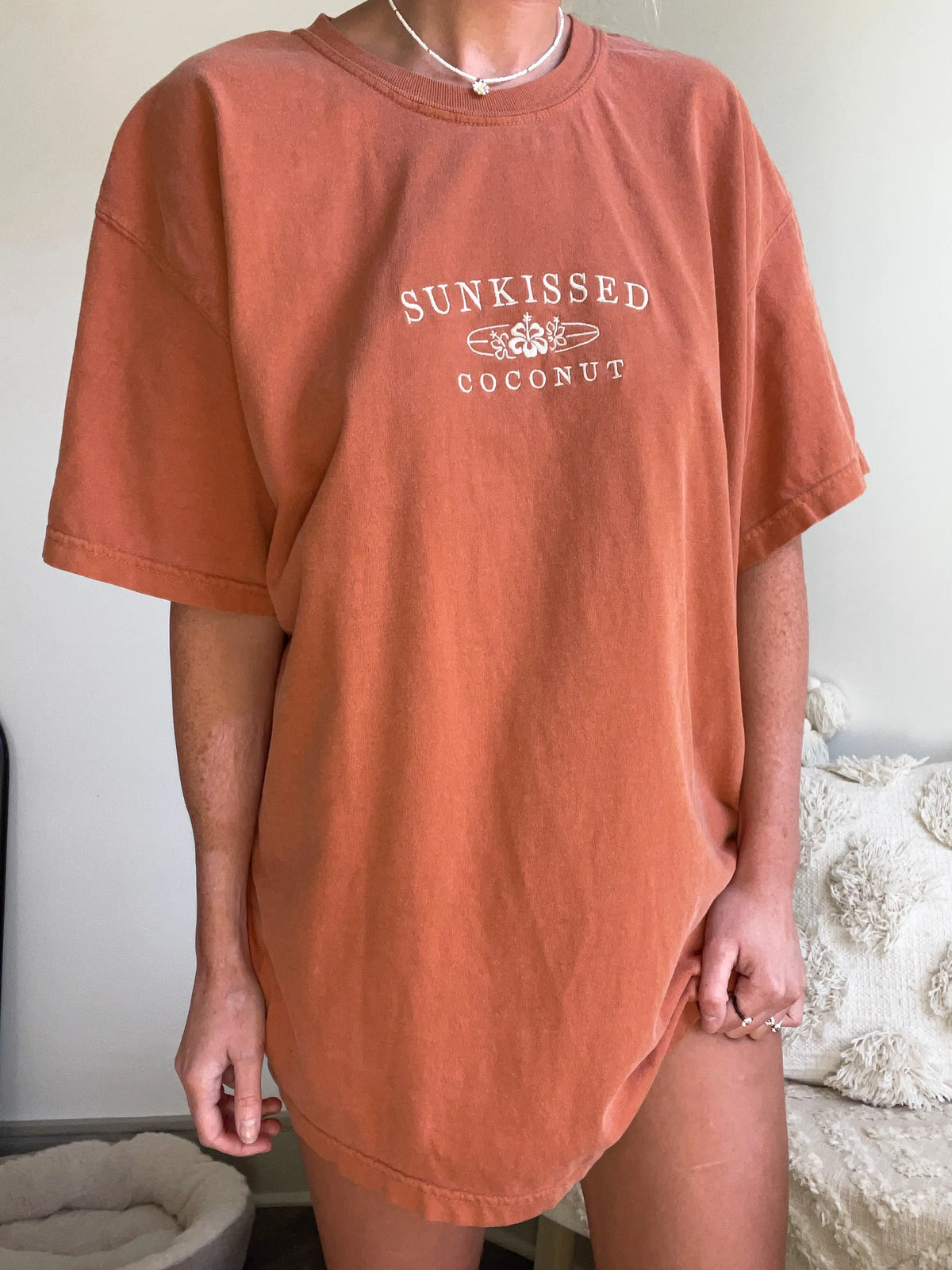 BURNT ORANGE SUNKISSEDCOCONUT TEE - Sunkissedcoconut