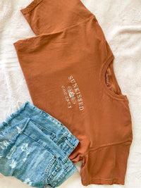 BURNT ORANGE SUNKISSEDCOCONUT TEE - Sunkissedcoconut