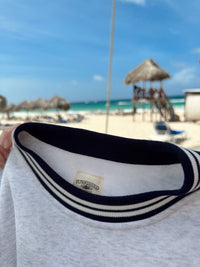 PREPPY CREW SWEATSHIRT - Sunkissedcoconut