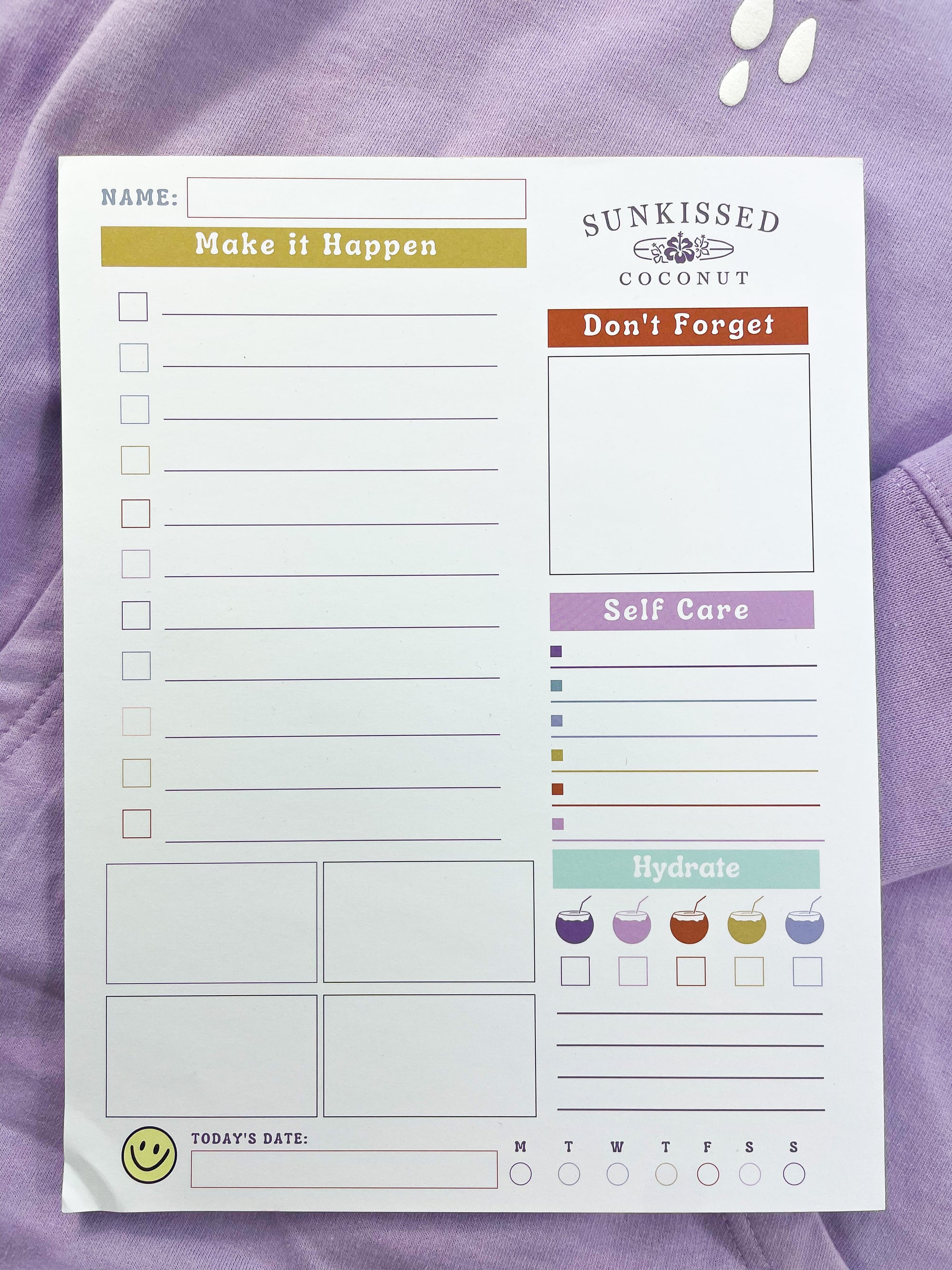 Daily Planner - Sunkissedcoconut
