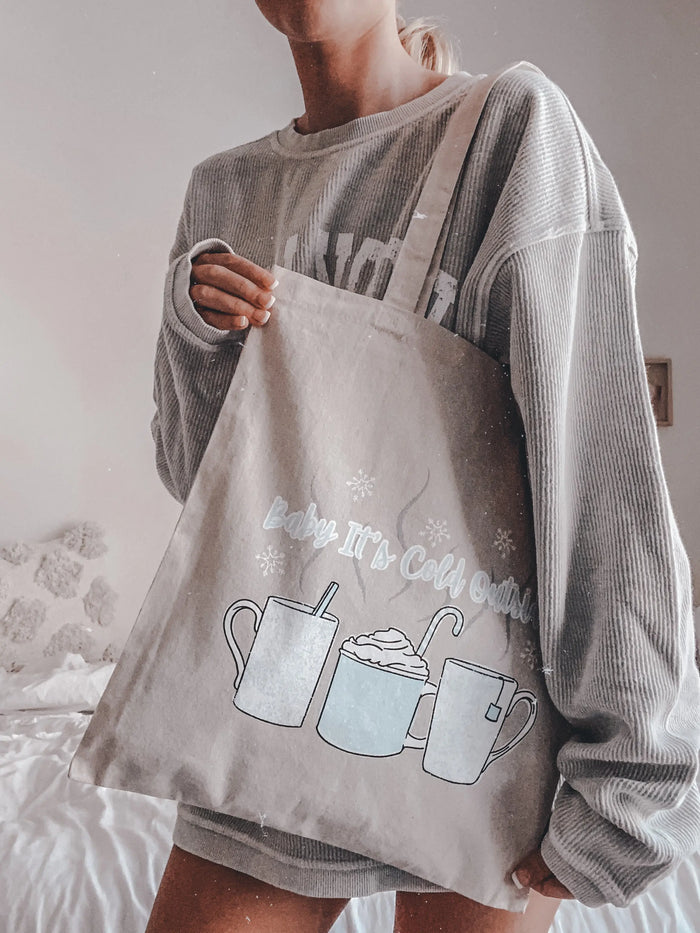 Baby It's Cold Outside Christmas Tote Bag