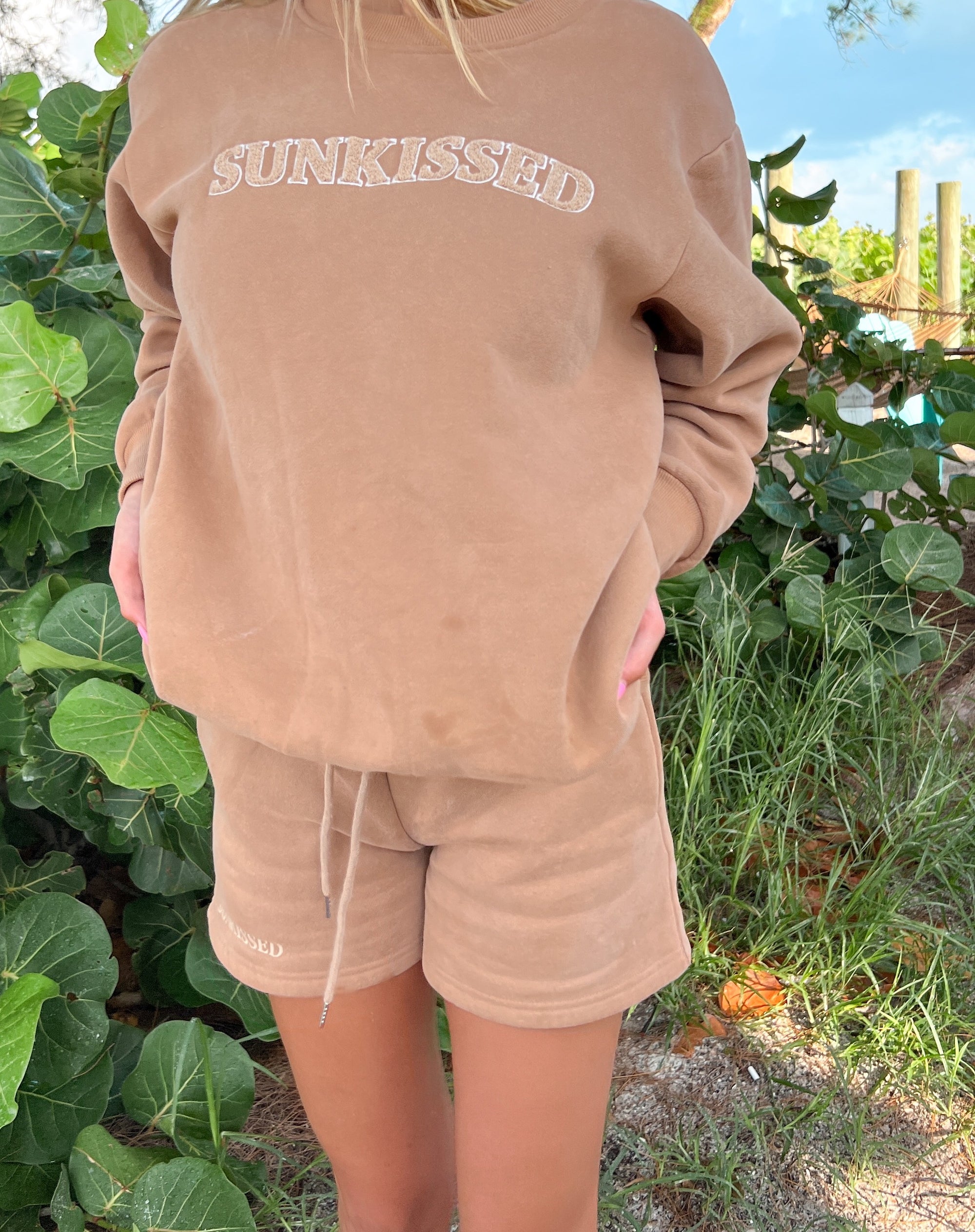 Chill Out Lounge Sweatshirt Brown - Sunkissedcoconut