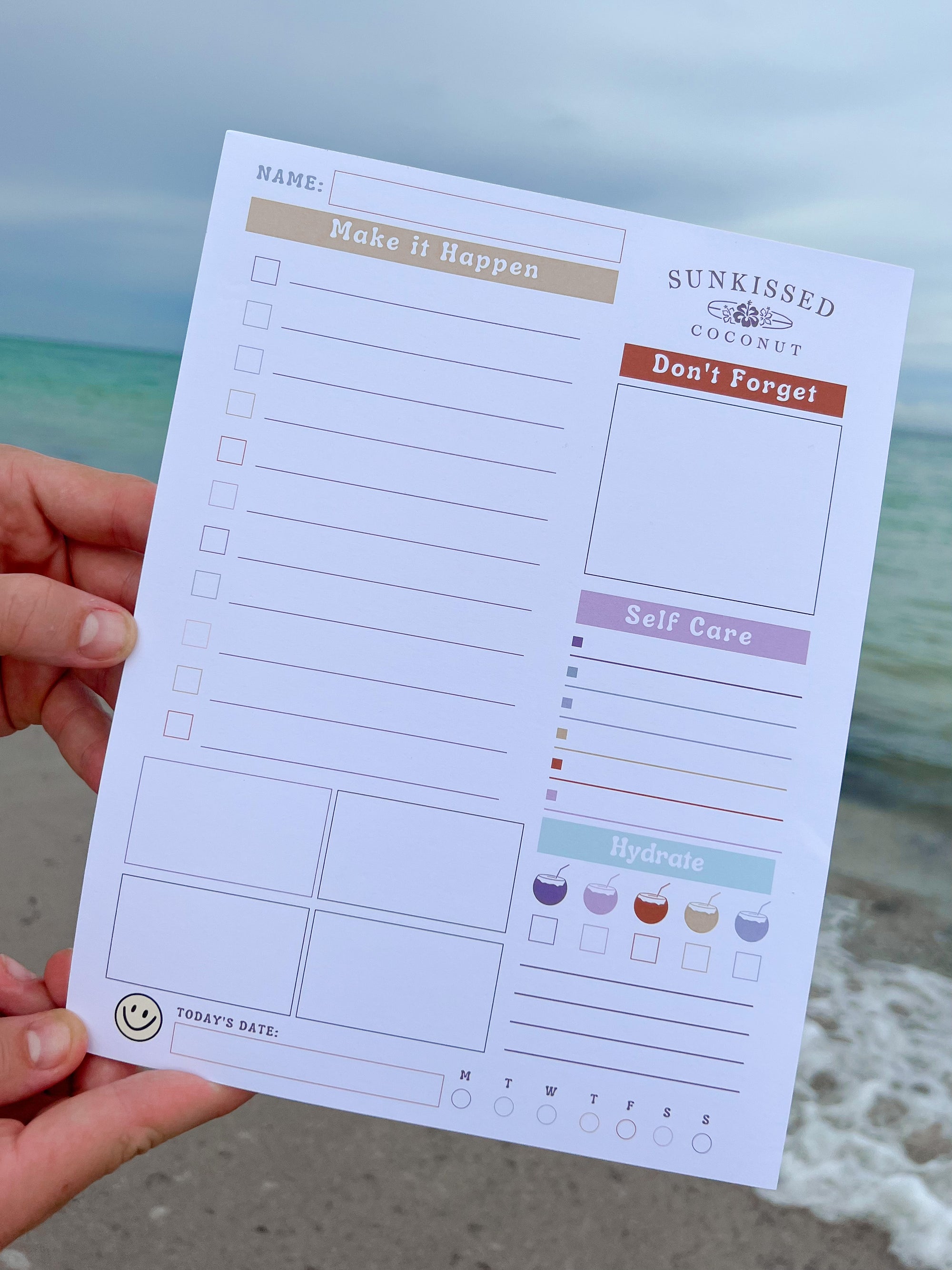Daily Planner - Sunkissedcoconut