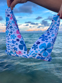 Flower Craze Razz Bikini Top - Sunkissedcoconut