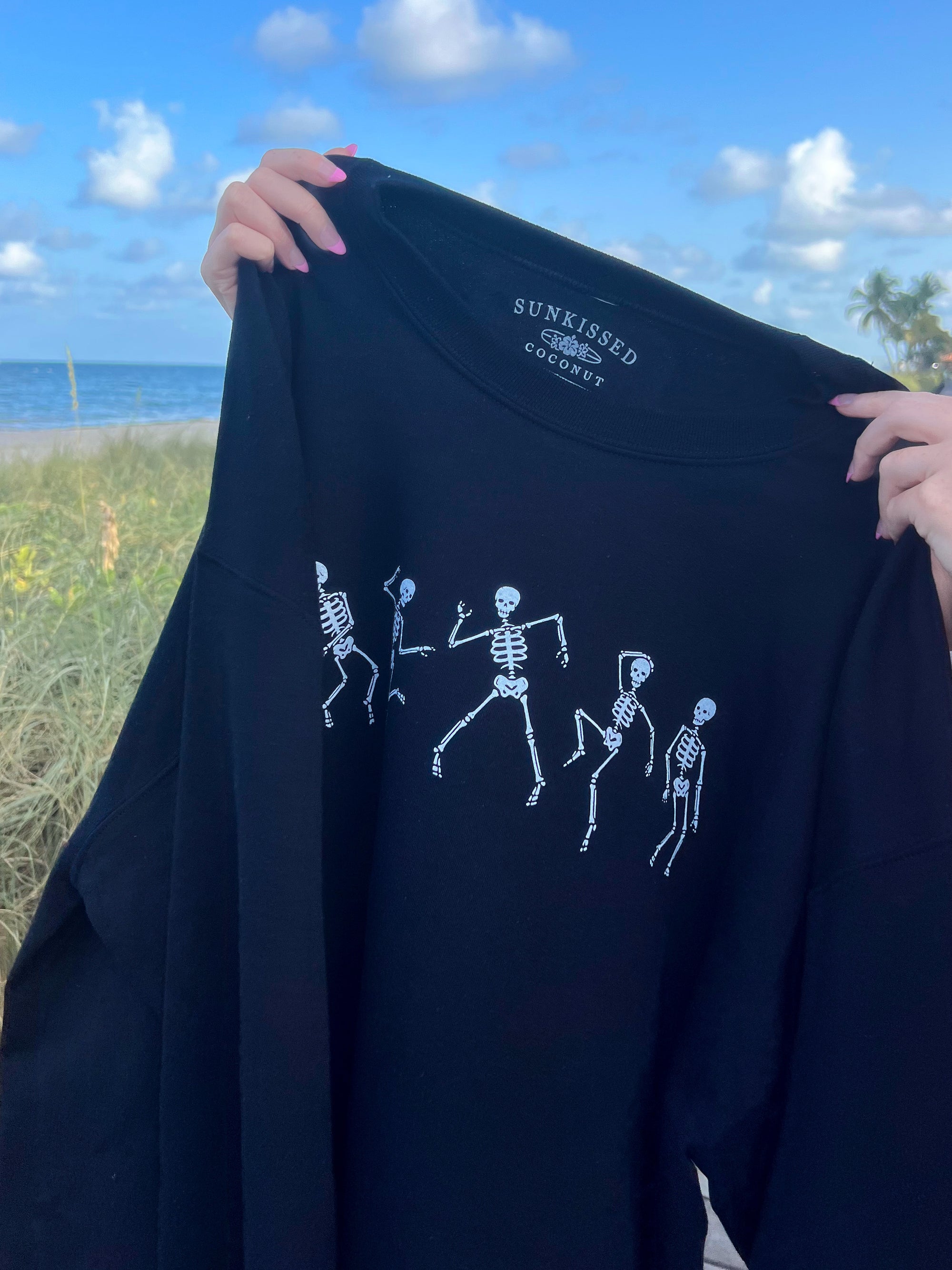 Dancing Skeletons Sweatshirt - Sunkissedcoconut