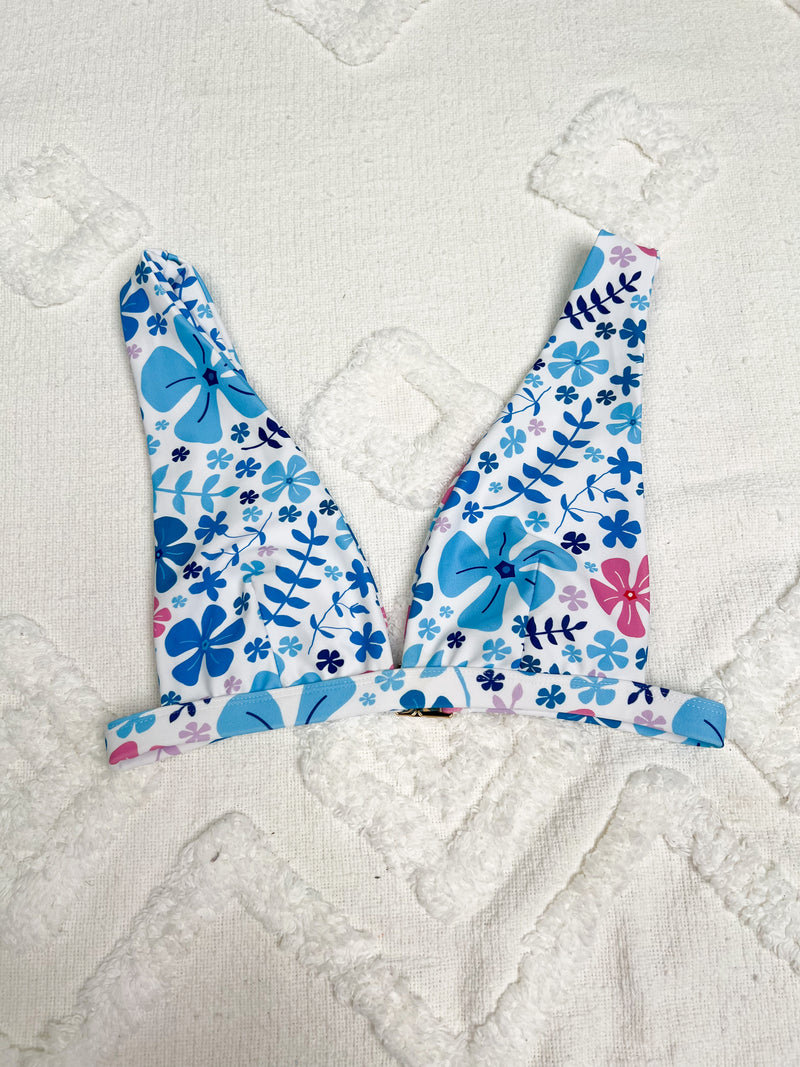 Flower Craze Razz Bikini Top - Sunkissedcoconut