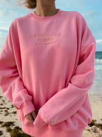SURFBOARD CREW SWEATSHIRT - Sunkissedcoconut