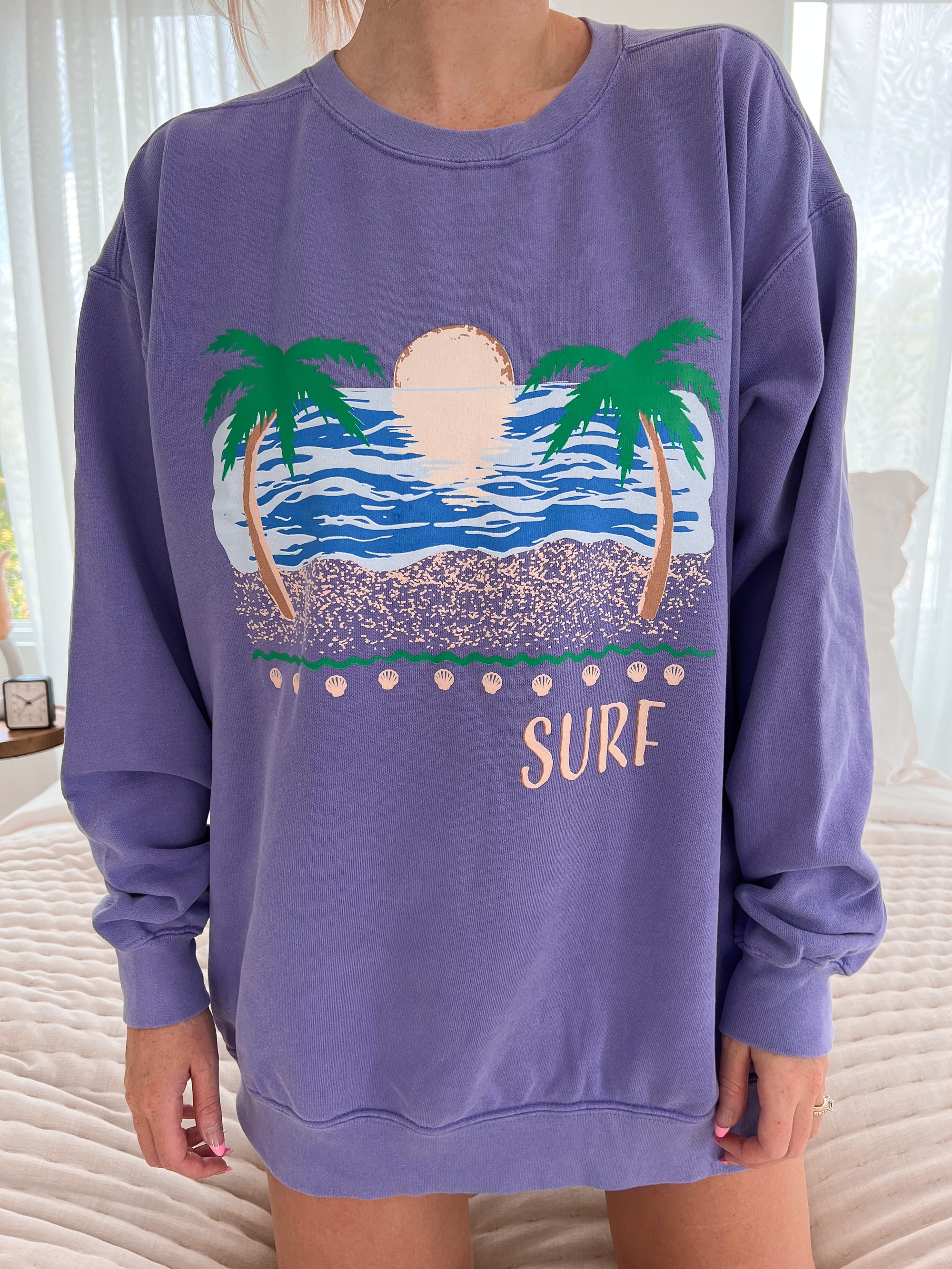 Tahiti Surfer Sweatshirt - Sunkissedcoconut