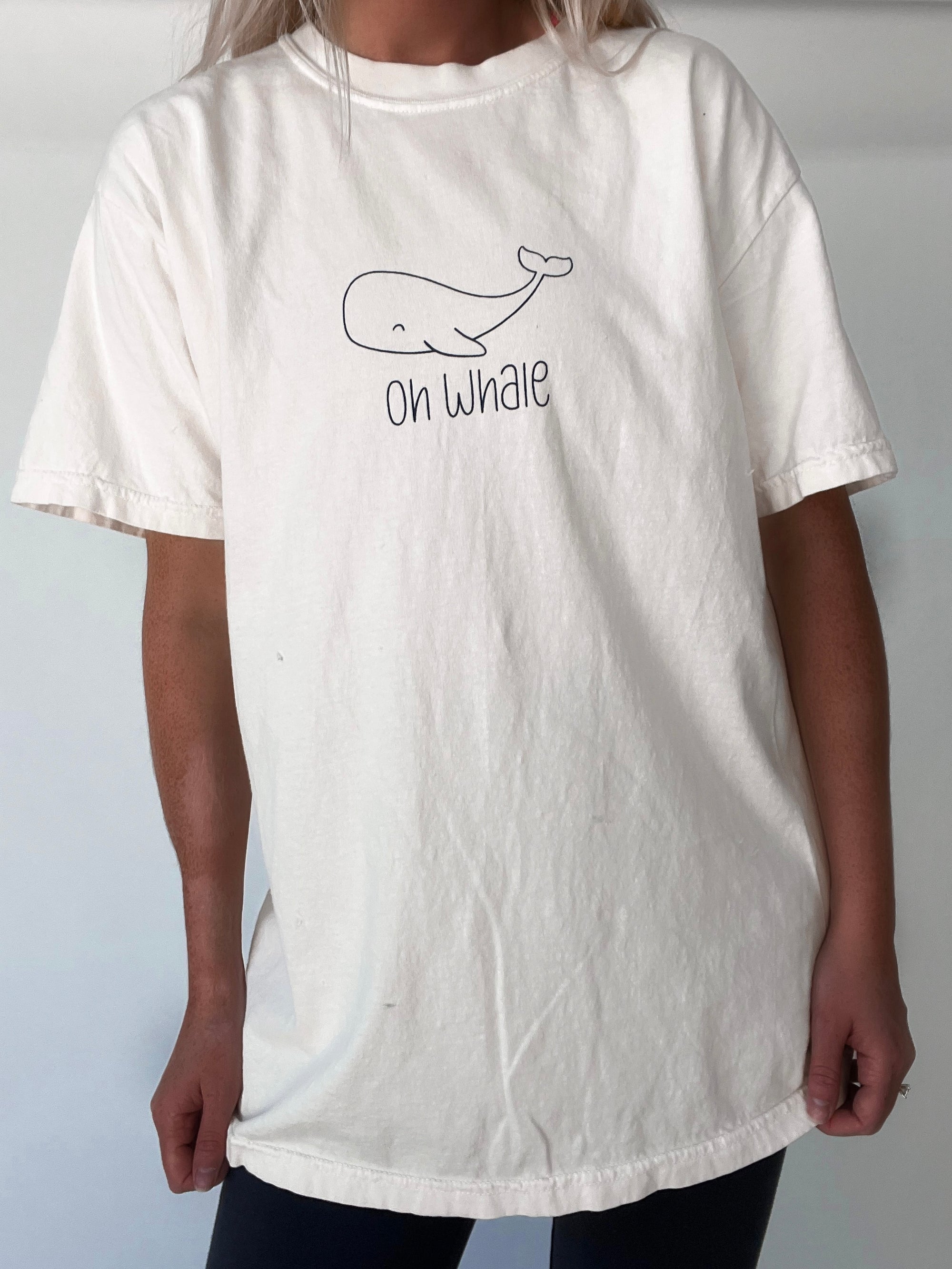 Care Free Oh Whale Tee - Sunkissedcoconut