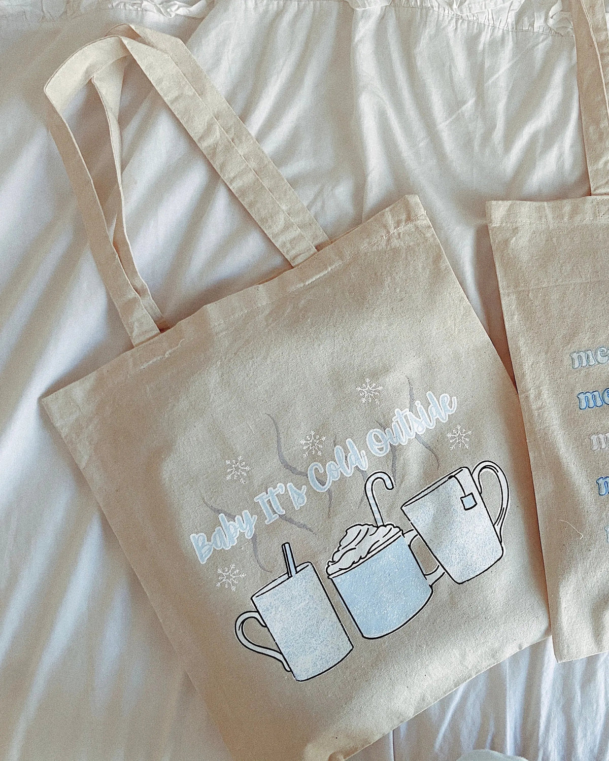 Baby It's Cold Outside Christmas Tote Bag