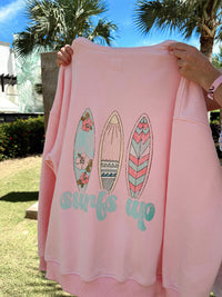 SURFS UP ZIP-UP HOODIE - Sunkissedcoconut