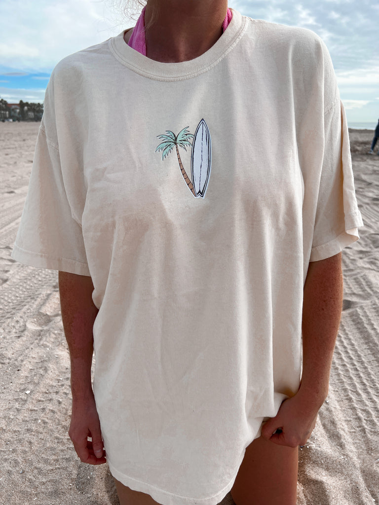 Vanilla Surfboard Tee - Sunkissedcoconut